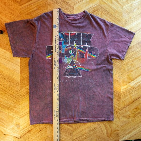 VINTAGE Mens T-Shirt Pink Floyd Dark Side Of The Moon Graphic North America Tour - Picture 6 of 14